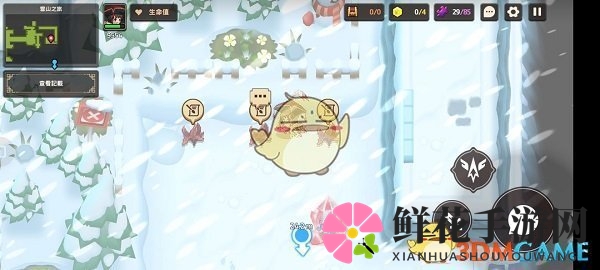 《坎公骑冠剑》雪山见闻录需要记录的植物位置一览