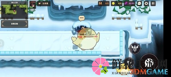 《坎公骑冠剑》雪山见闻录需要记录的植物位置一览