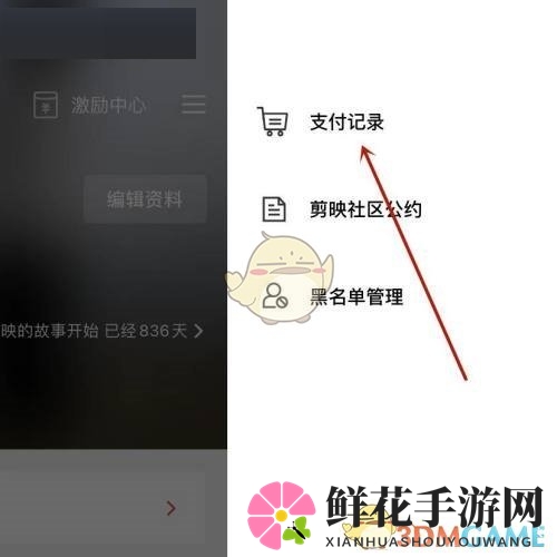 《剪映》支付记录查看方法