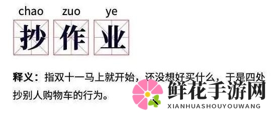 抄作业是什么意思